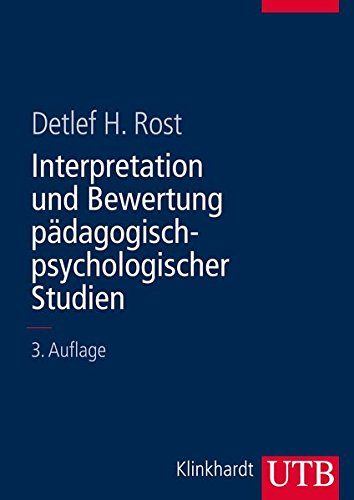 Interpretation und Bewertung pädagogisch-psychologischer Studien: Eine Einführung